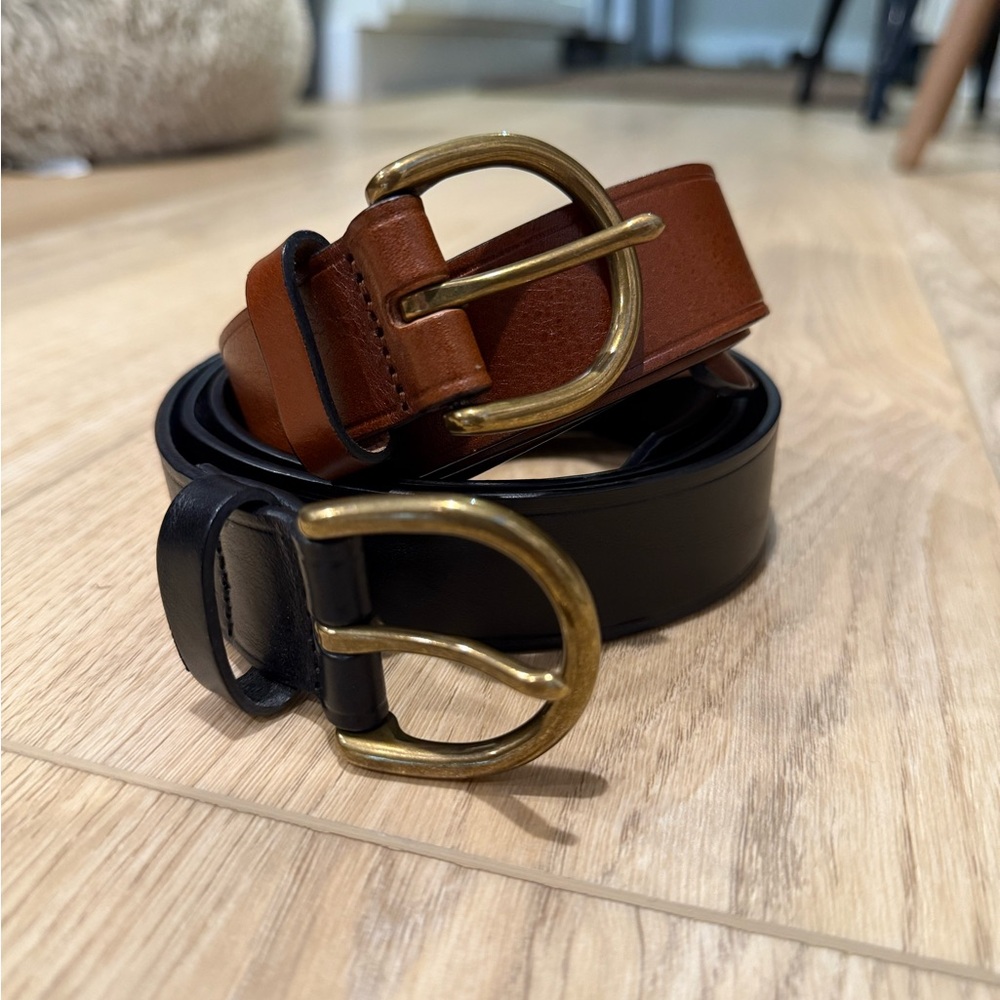Madewell leather belts
